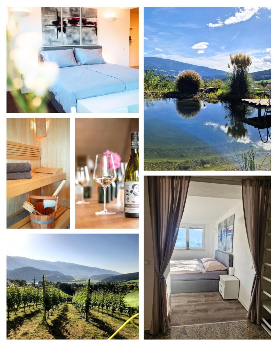 Auszeit Am Weinhof Apartment Loschental Bagian luar foto